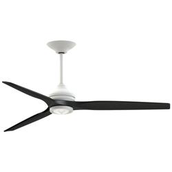 Fanimation Spitfire DC Custom - 64 inch - MW with BL Blades and MW LED LK