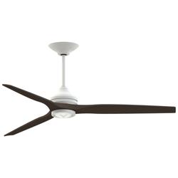 Fanimation Spitfire DC Custom - 64 inch - MW with DWA Blades and MW LED LK