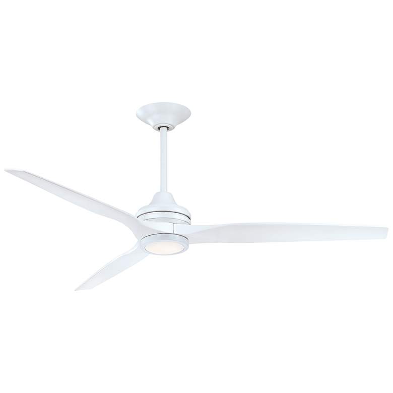 Image 1 Fanimation Spitfire DC Custom - 64 inch - MW with MW Blades and MW LED LK