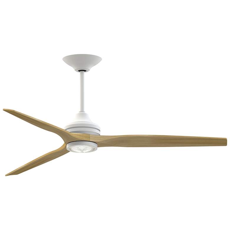 Image 1 Fanimation Spitfire DC Custom - 64 inch - MW with N Blades and MW LED LK