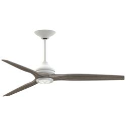 Fanimation Spitfire DC Custom - 64 inch - MW with WE Blades and MW LED LK
