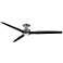 Fanimation Spitfire DC Custom 72 in. Flush - GZ w/ BL Blades and GZ LED LK
