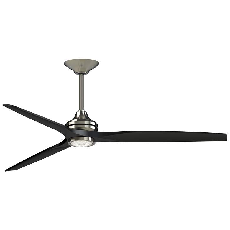 Image 1 Fanimation Spitfire DC Custom - 72 inch - BN with BL Blades and BN LED LK
