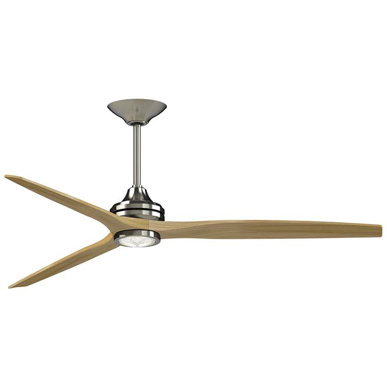 Image 1 Fanimation Spitfire DC Custom - 72 inch - BN with N Blades and BN LED LK