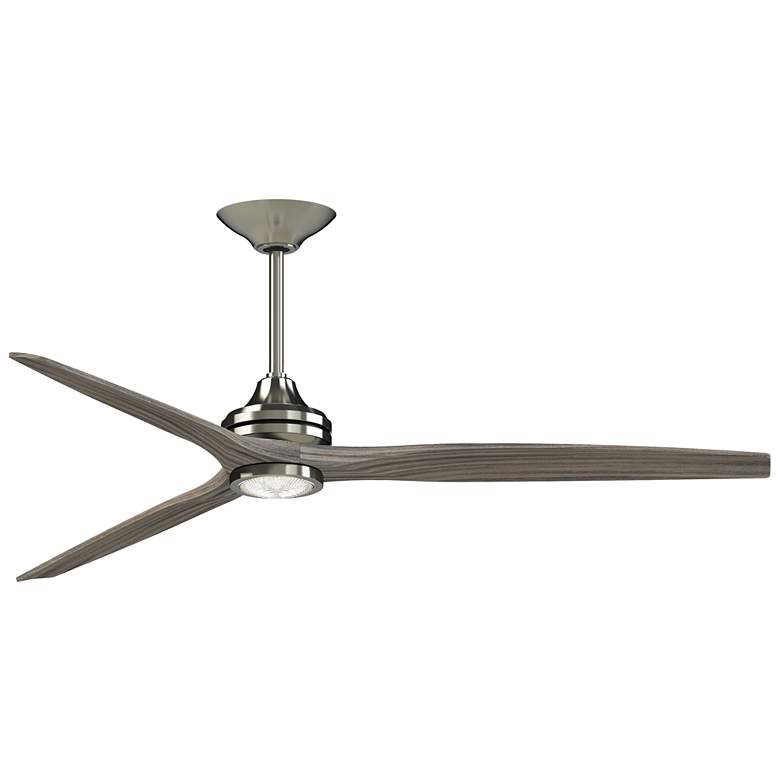 Image 1 Fanimation Spitfire DC Custom - 72 inch - BN with WE Blades and BN LED LK