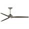 Fanimation Spitfire DC Custom - 72 inch - BN with WE Blades and BN LED LK