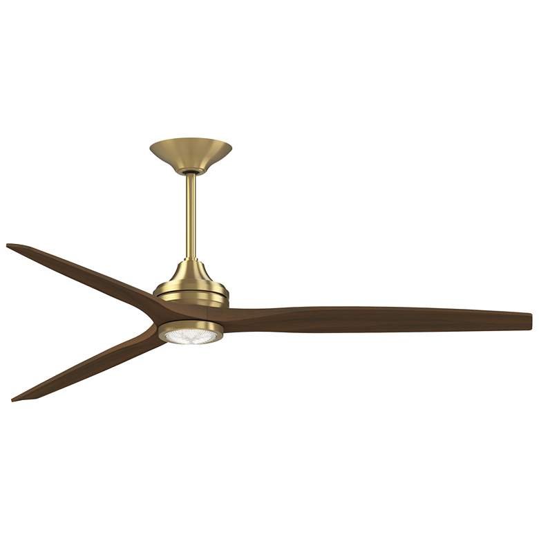 Image 1 Fanimation Spitfire DC Custom - 72 inch - BS with WK Blades and BS LED LK