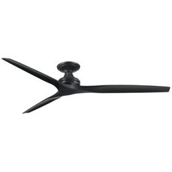 Fanimation Spitfire DC Custom - 72 inch Flush - BL with BL Blades