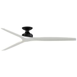 Fanimation Spitfire DC Custom - 72 inch Flush - BL with MW Blades