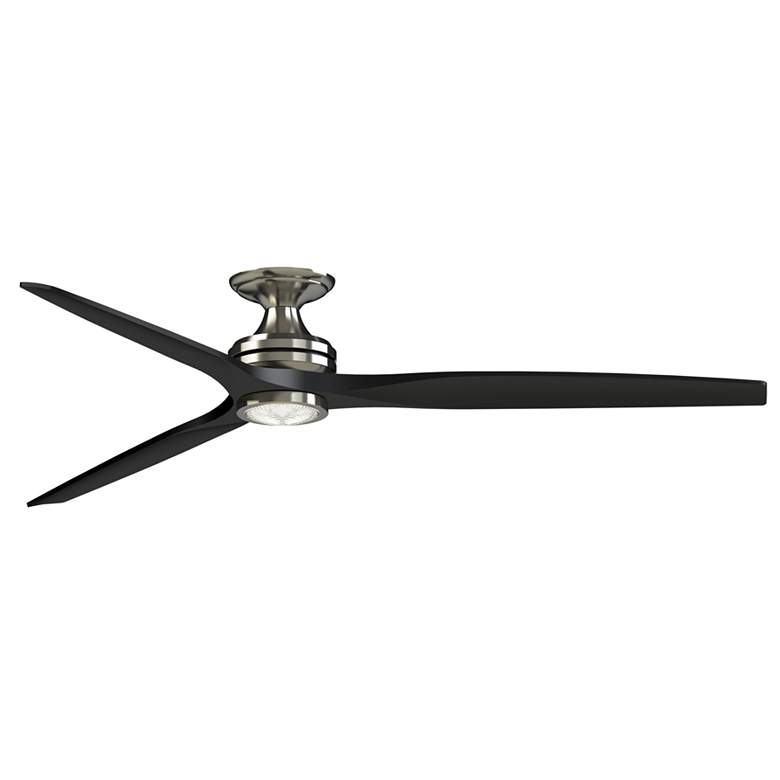 Image 1 Fanimation Spitfire DC Custom 72 inch Flush - BN w/ BL Blades & BN LED LK