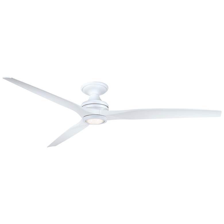 Image 1 Fanimation Spitfire DC Custom 72 inch Flush - MW w/ MW Blades & MW LED LK