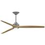 1_Fanimation Spitfire DC Custom - 72 inch - GZ with N Blades and GZ LED LK