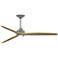 Fanimation Spitfire DC Custom - 72 inch - GZ with N Blades and GZ LED LK