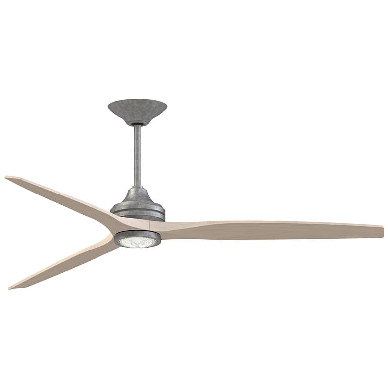 Image 1 Fanimation Spitfire DC Custom - 72 inch - GZ with WW Blades and GZ LED LK