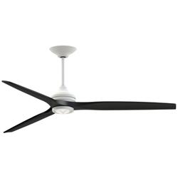 Fanimation Spitfire DC Custom - 72 inch - MW with BL Blades and MW LED LK