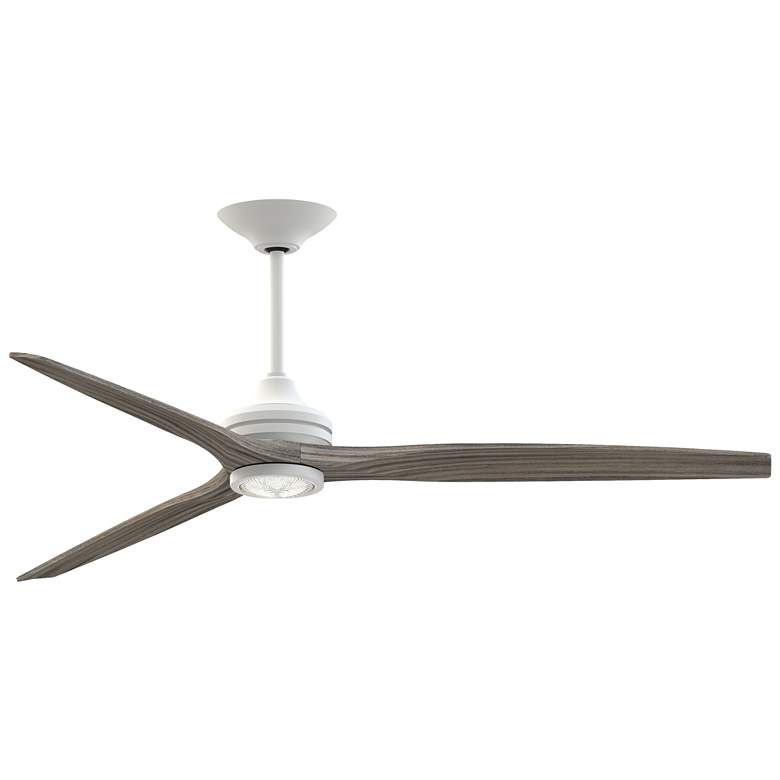 Image 1 Fanimation Spitfire DC Custom - 72 inch - MW with WE Blades and MW LED LK