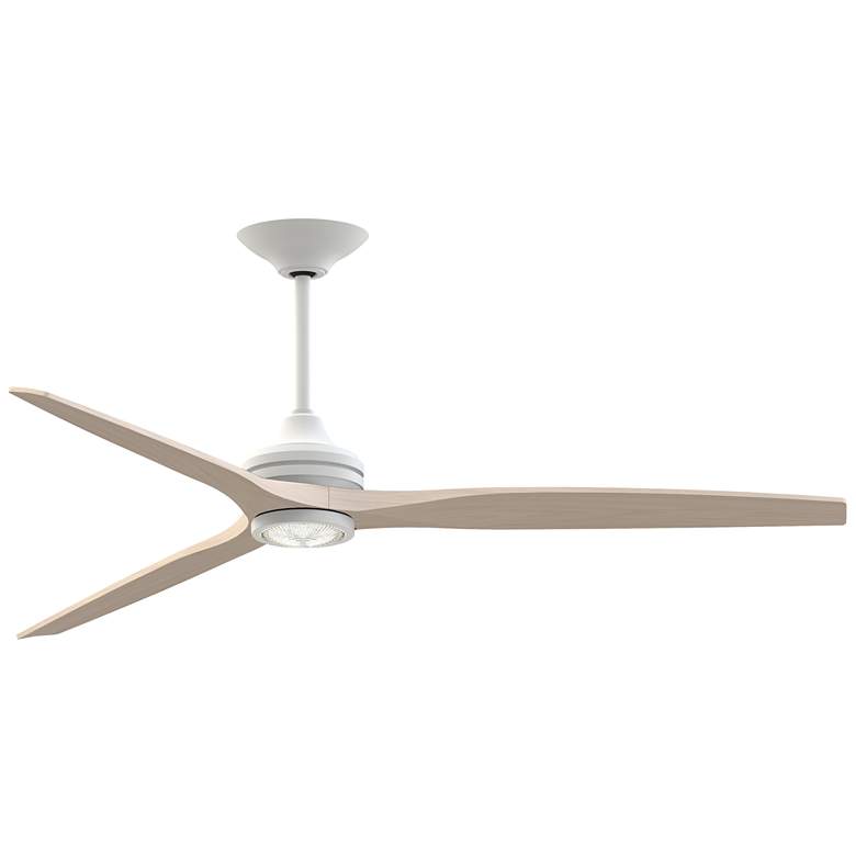Image 1 Fanimation Spitfire DC Custom - 72 inch - MW with WW Blades and MW LED LK