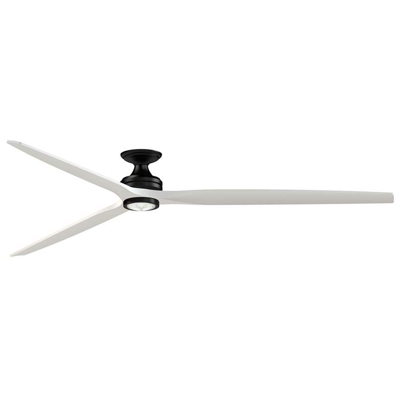 Image 1 Fanimation Spitfire DC Custom 84" Flush - BL with WE Blades & Light Kit