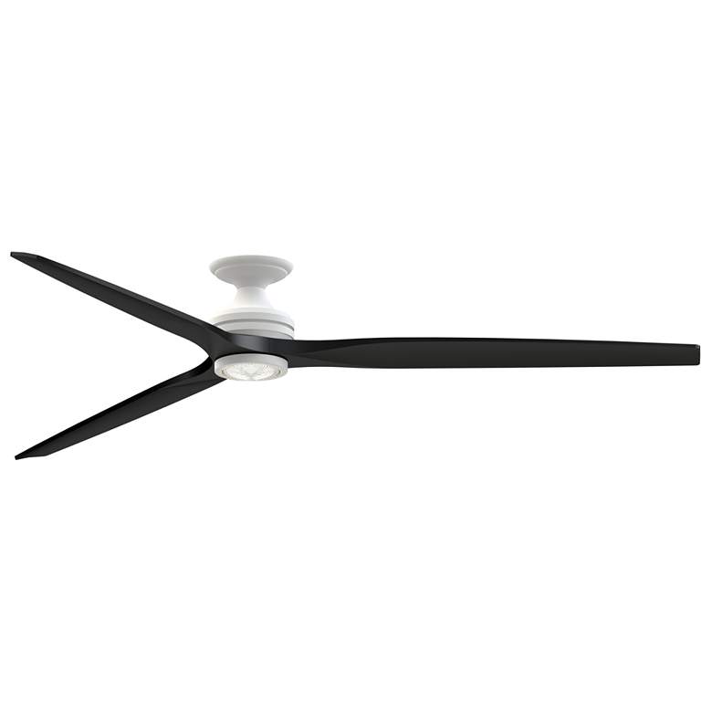 Image 1 Fanimation Spitfire DC Custom 84" Flush - BL with WE Blades & Light Kit