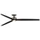 Fanimation Spitfire DC Custom - 84" Flush - BN w/ DWA Blades, Light Kit