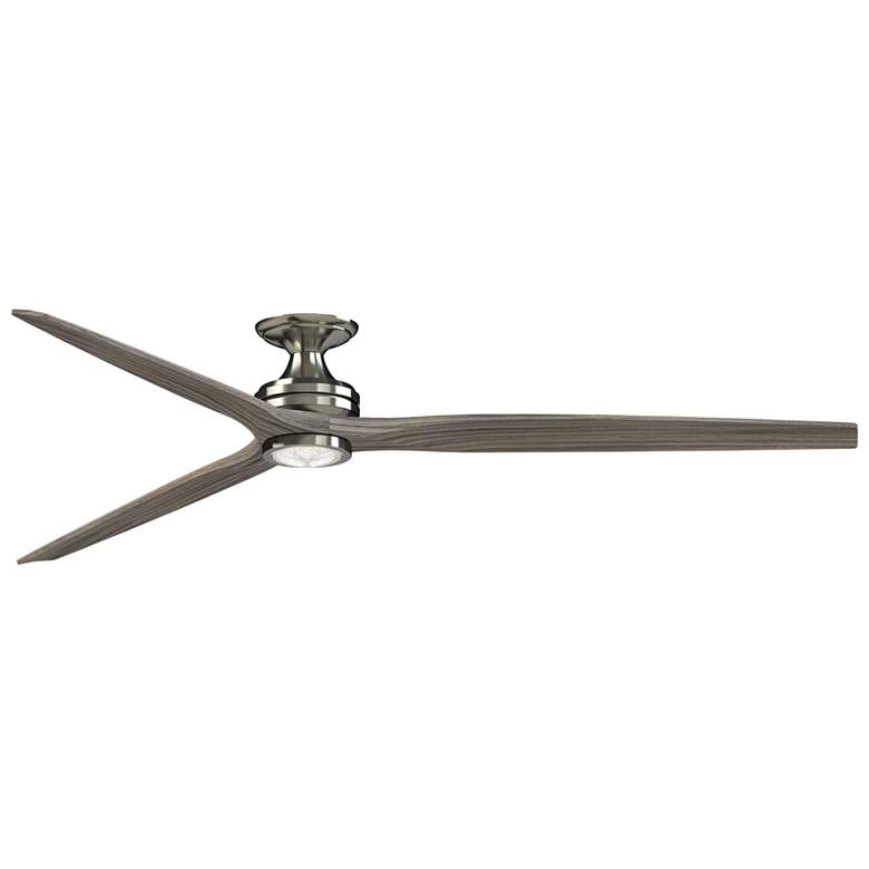 Image 1 Fanimation Spitfire DC Custom 84" Flush, BN with WE Blades & Light Kit