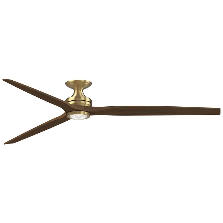Image 1 Fanimation Spitfire DC Custom - 84" Flush - BS with WK Blades, Light Kit