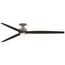 1_Fanimation Spitfire DC Custom - 84" Flush - GZ with DWA Blades, Light Kit