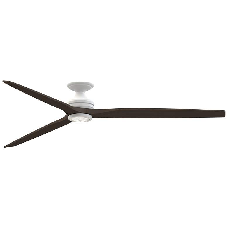 Image 1 Fanimation Spitfire DC Custom 84" Flush - MW w/ DWA Blades, Light Kit