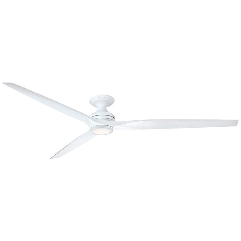 Image 1 Fanimation Spitfire DC Custom 84" Flush - MW w/ MW Blades and Light Kit