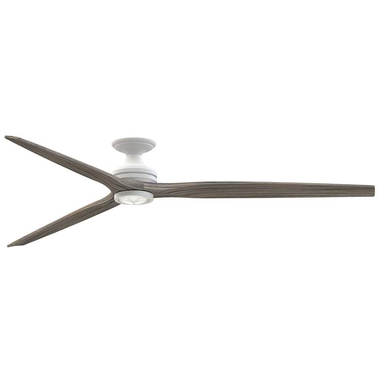 Image 1 Fanimation Spitfire DC Custom 84 in. Flush - BN w/ BL Blades & Light Kit