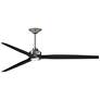 1_Fanimation Spitfire DC Custom - 84 inch - BN with BL Blades and BN LED LK