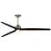 Fanimation Spitfire DC Custom - 84 inch - BN with DWA Blades and BN LED LK