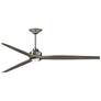 1_Fanimation Spitfire DC Custom - 84 inch - BN with WE Blades and BN LED LK