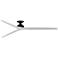 Fanimation Spitfire DC Custom - 84 inch Flush - BL with MW Blades