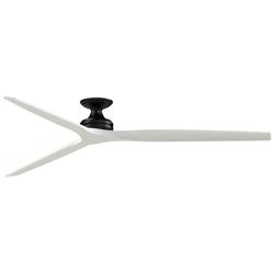 Fanimation Spitfire DC Custom - 84 inch Flush - BL with MW Blades