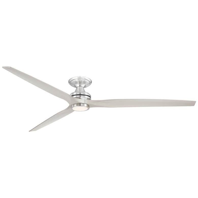 Image 1 Fanimation Spitfire DC Custom - 84 inch Flush - BN w/ BN Blades, Light Kit