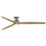 1_Fanimation Spitfire DC Custom - 84 inch Flush - BN w/ N Blades & Light Kit