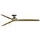Fanimation Spitfire DC Custom - 84 inch Flush - BN with N Blades