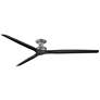 1_Fanimation Spitfire DC Custom - 84 inch Flush - GZ with BL Blades