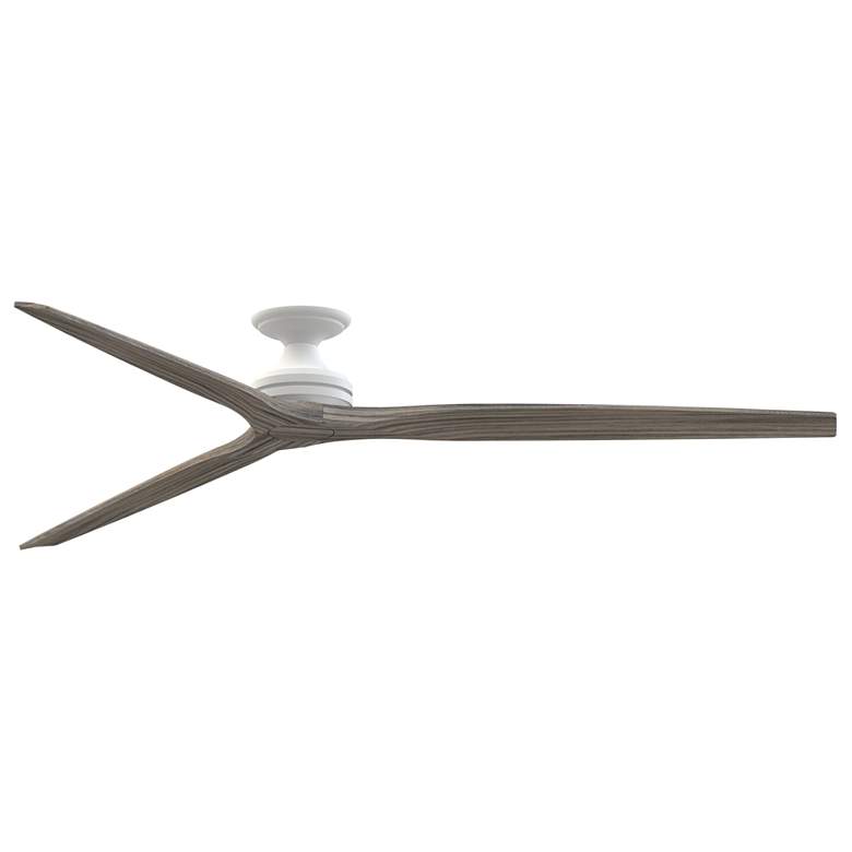 Image 1 Fanimation Spitfire DC Custom - 84 inch Flush - MW with WE Blades