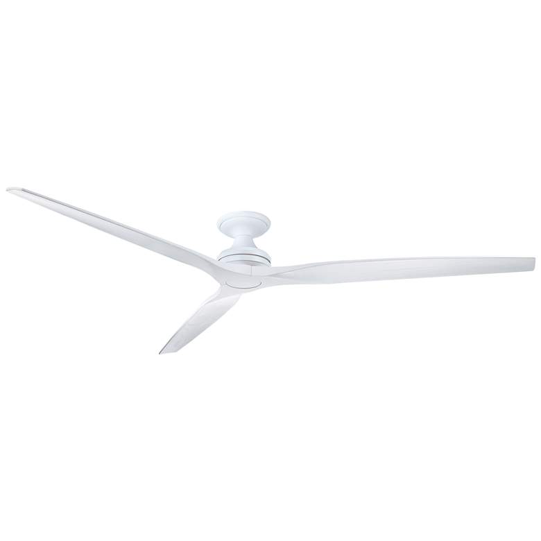 Image 1 Fanimation Spitfire DC Custom - 84 inch Flush - MW with WW Blades