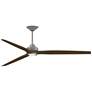 1_Fanimation Spitfire DC Custom - 84 inch - GZ with WK Blades and GZ LED LK