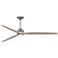 Fanimation Spitfire DC Custom - 84 inch - GZ with WW Blades and GZ LED LK