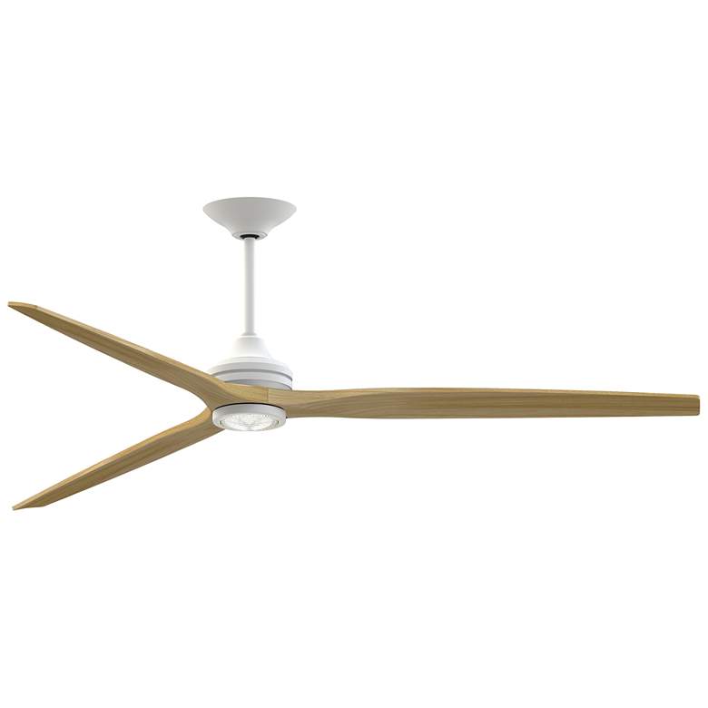 Image 1 Fanimation Spitfire DC Custom - 84 inch - MW with N Blades and MW LED LK