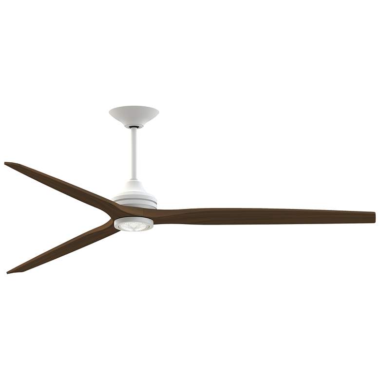 Image 1 Fanimation Spitfire DC Custom - 84 inch - MW with WK Blades and MW LED LK