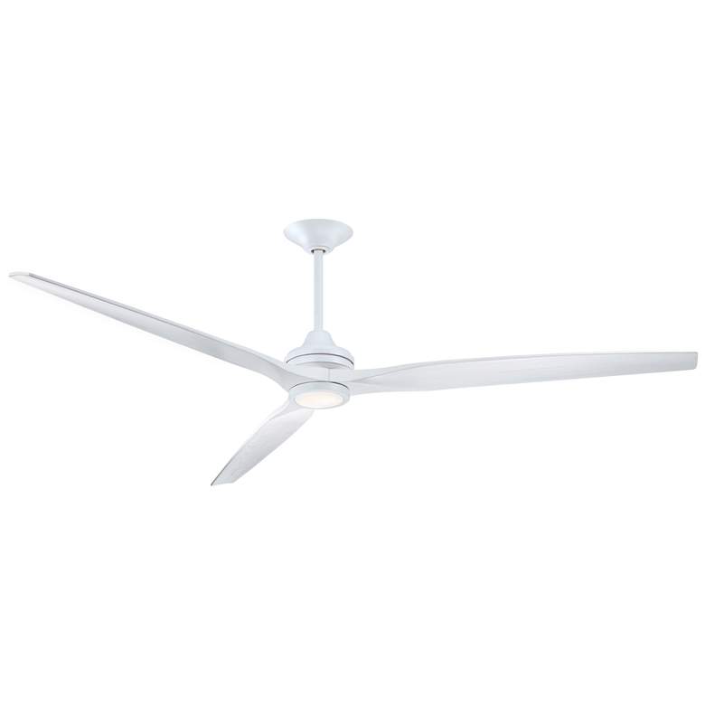 Image 1 Fanimation Spitfire DC Custom - 84 inch - MW with WW Blades and MW LED LK