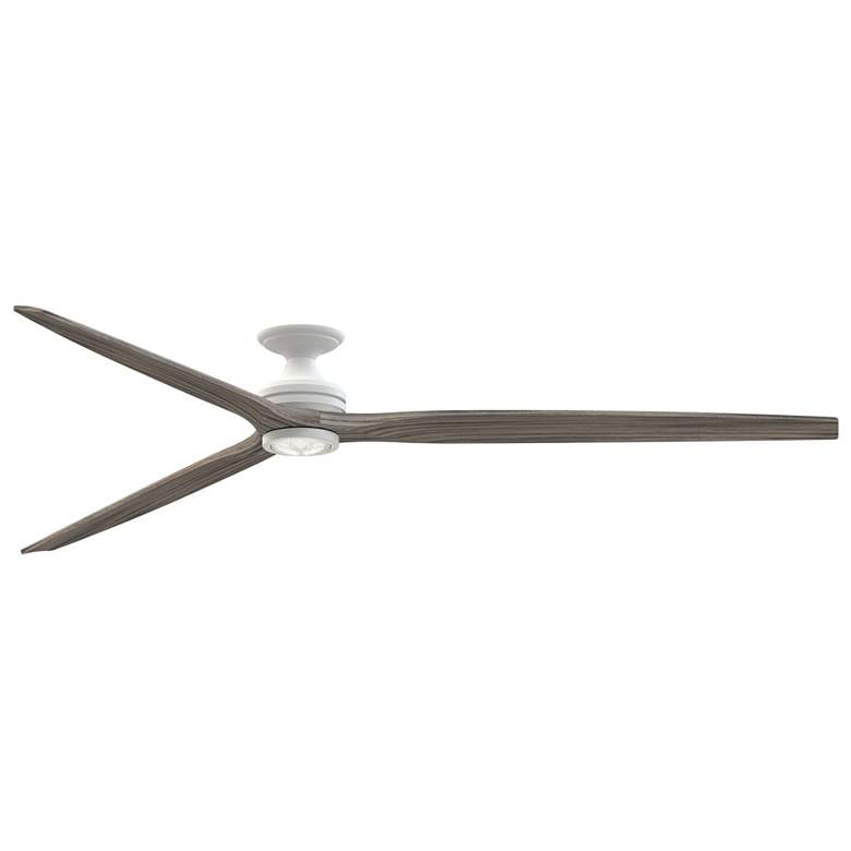 Image 1 Fanimation Spitfire DC Custom - 96" Ceiling Fan - Matte White. Light Kit