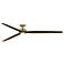 Fanimation Spitfire DC Custom 96" Flush - BS w/ WK Blades and BS LED LK