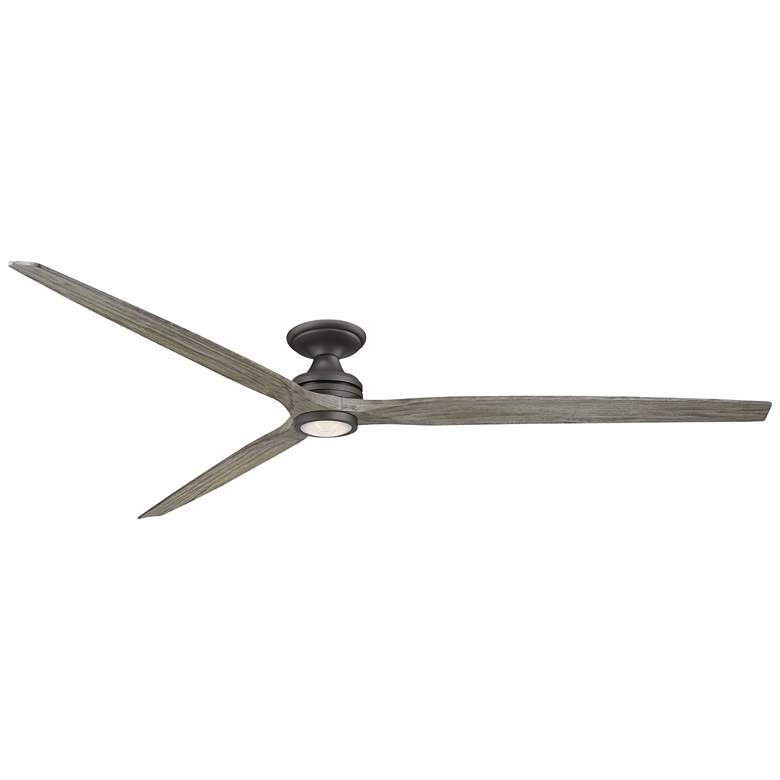 Image 1 Fanimation Spitfire DC Custom 96" Flush - GR with WE Blades and GR LED LK