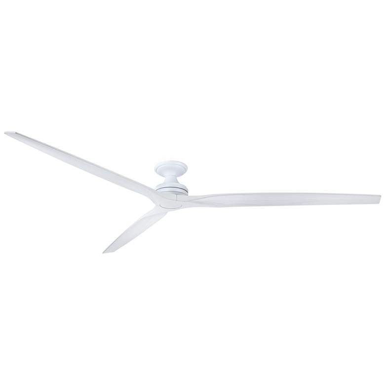Image 1 Fanimation Spitfire DC Custom 96 in. Flush - MW w/ WW Blades and MW LED LK